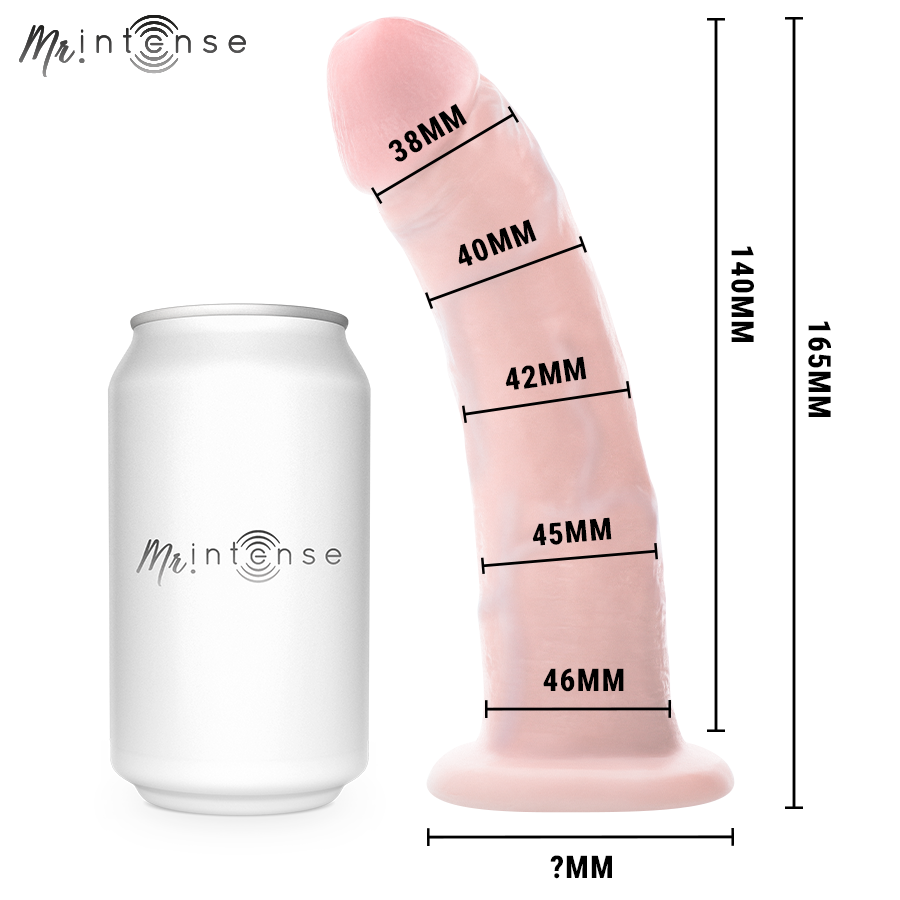 MR INTENSE - Small Terence Dildo 16.5 cm Ø 4.6 cm