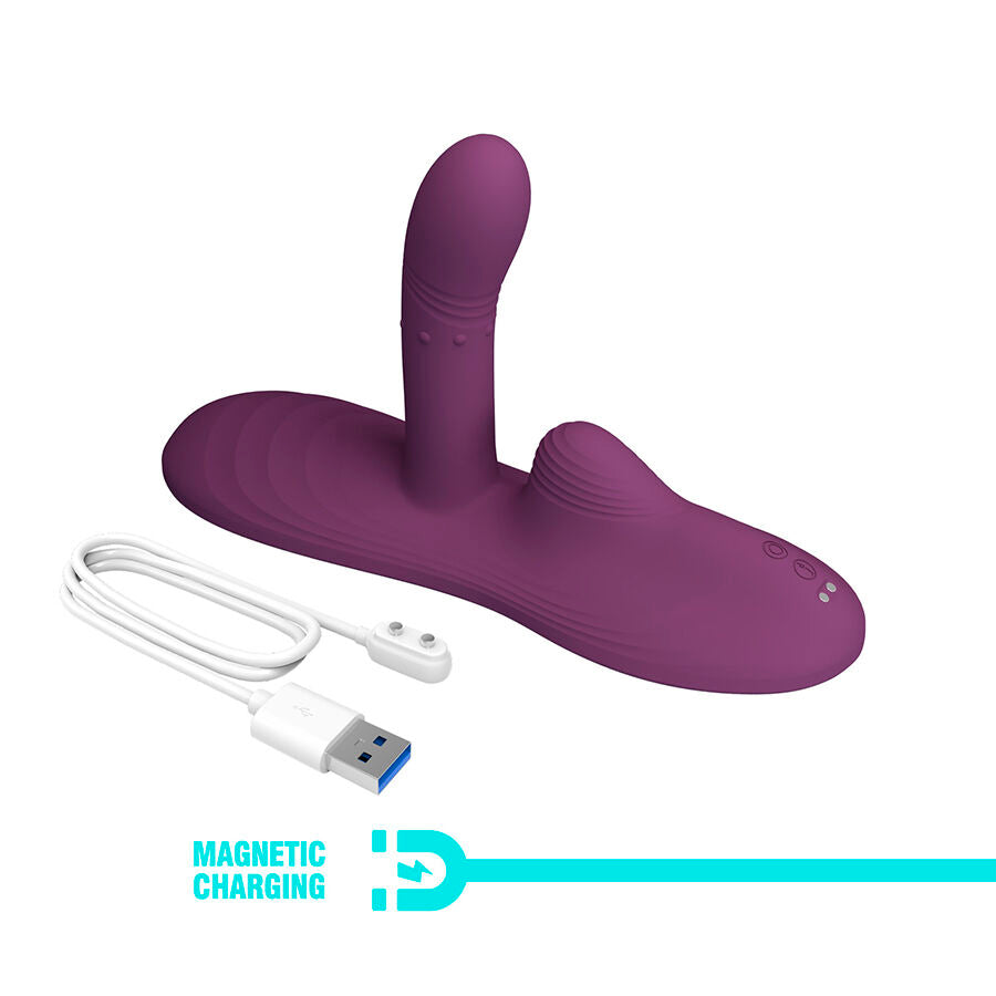 PRETTY LOVE - Luka Sit-Down Vibrador con Efecto Calor y Control Remoto