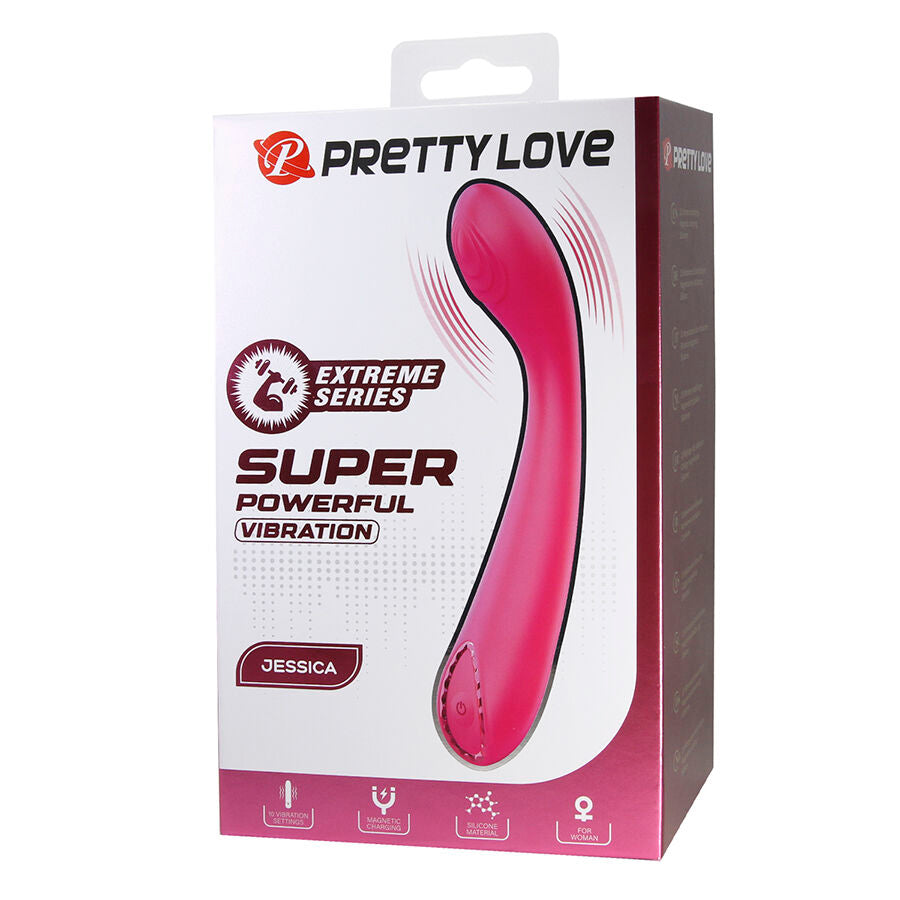 PRETTY LOVE - Jessica Vibrador de Alta Potencia Rosa