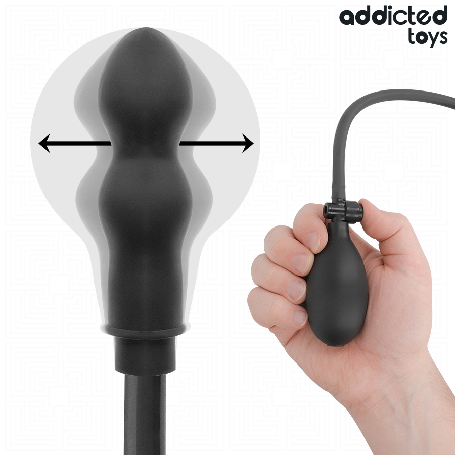 ADDICTED TOYS - Plug anal doble inflable Modelo 1