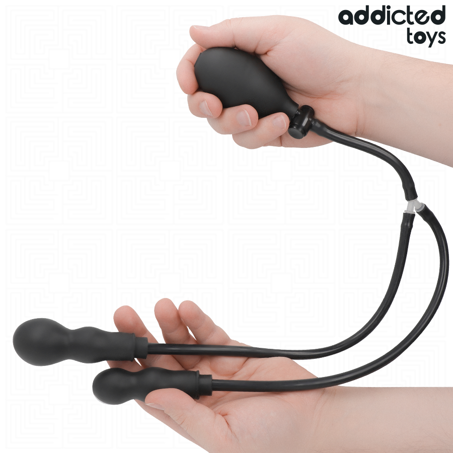 ADDICTED TOYS - Plug anal doble inflable Modelo 1
