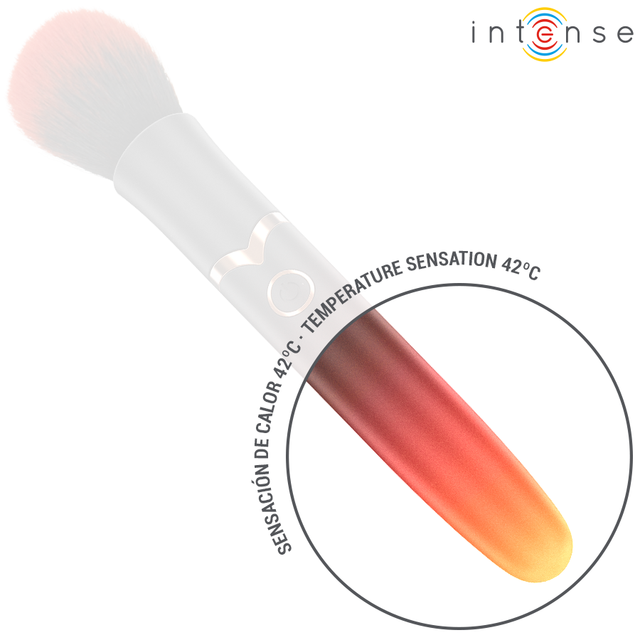 INTENSE - Emilia brocha sensorial con efecto calor 16 cm
