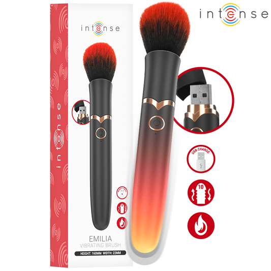 INTENSE - Emilia brocha sensorial con efecto calor 16 cm