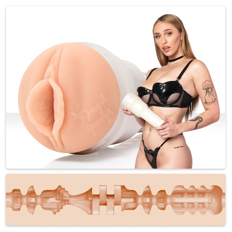 FLESHLIGHT - Angel Youngs Sweetness masturbador masculino textura vagina
