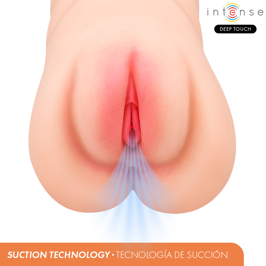 INTENSE Deep Touch - Krista Masturbador Vagina con Efecto Succión, Vibración y Voz 1.2 kg