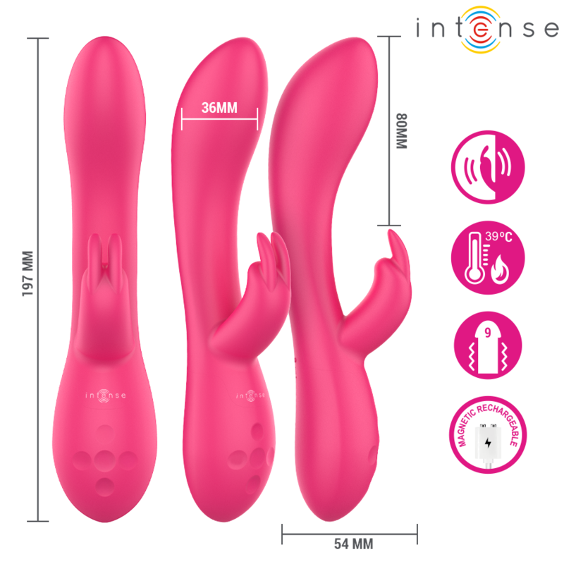 INTENSE - Tammy estimulador rabbit con calor