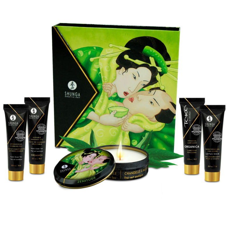 SHUNGA — Secret Geisha Té Verde Orgánico (kit sensual para parejas)