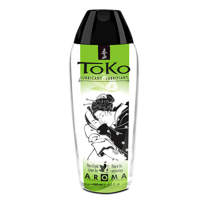 SHUNGA — Toko Aroma lubricante sabor pera & té verde exótico 165 ml