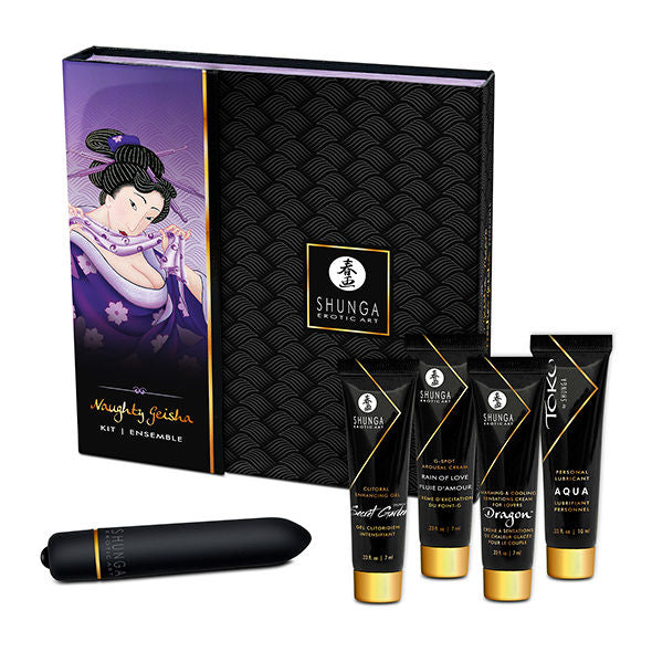 SHUNGA Geisha Naughty — kit sensual para parejas