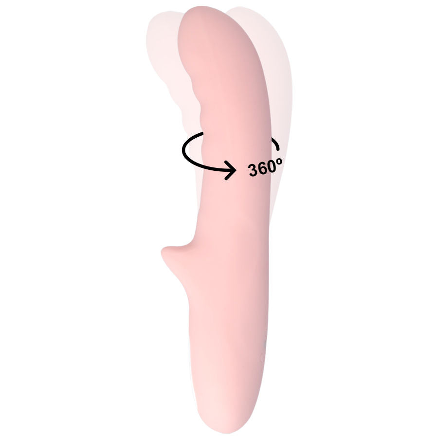 MIA - Pisa vibrador rotador rosa