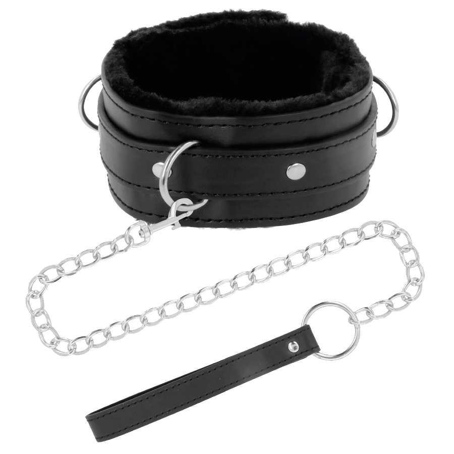 DARKNESS — Collar confortable de postura con cadena