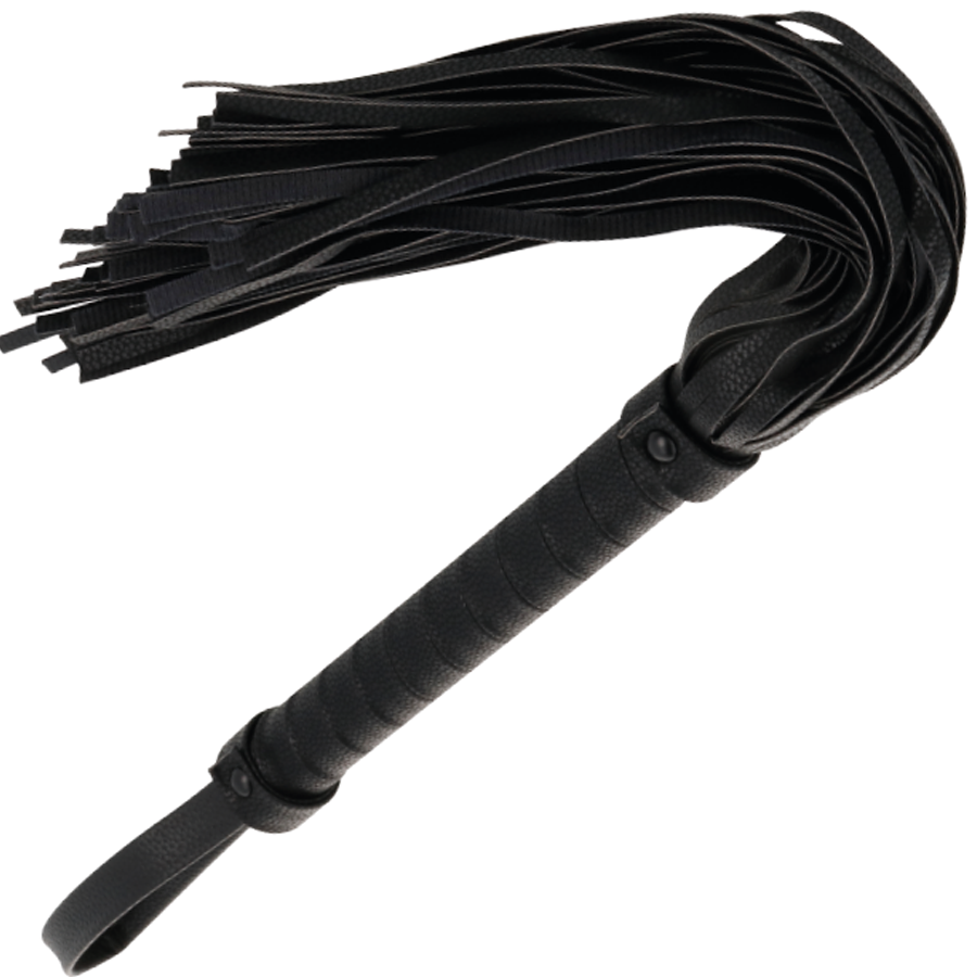 DARKNESS — Látigo bondage negro 42 cm