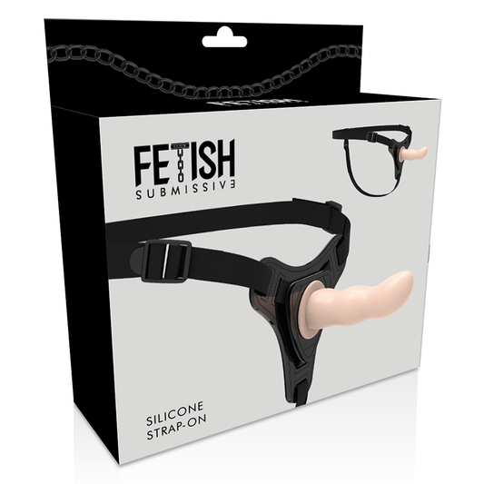 FETISH SUBMISSIVE HARNESS - Silicona Flesh G-Spot 12.5 cm