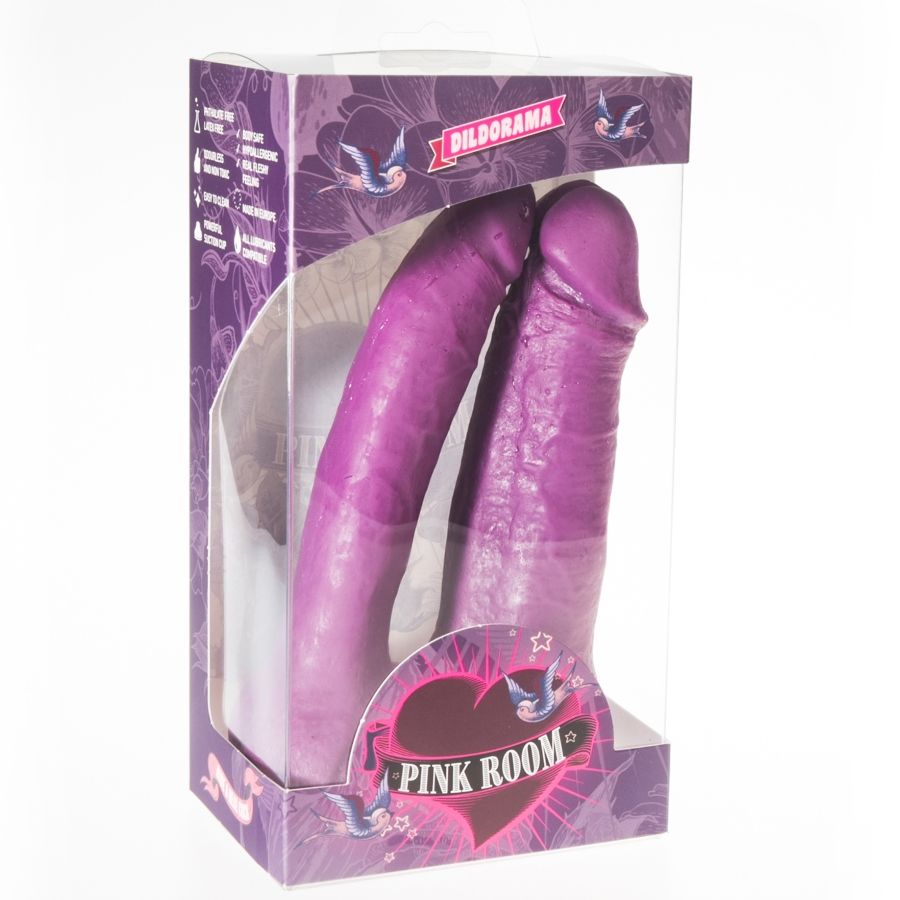 PINK ROOM - arthus dildo realístico lila 17 cm / 15.5 cm