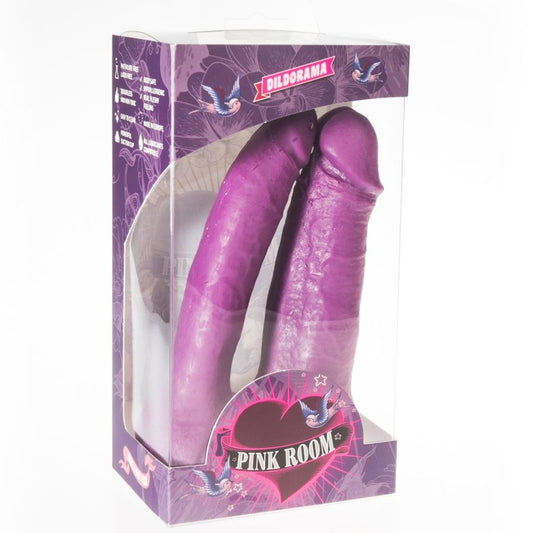 PINK ROOM - arthus dildo realístico lila 17 cm / 15.5 cm