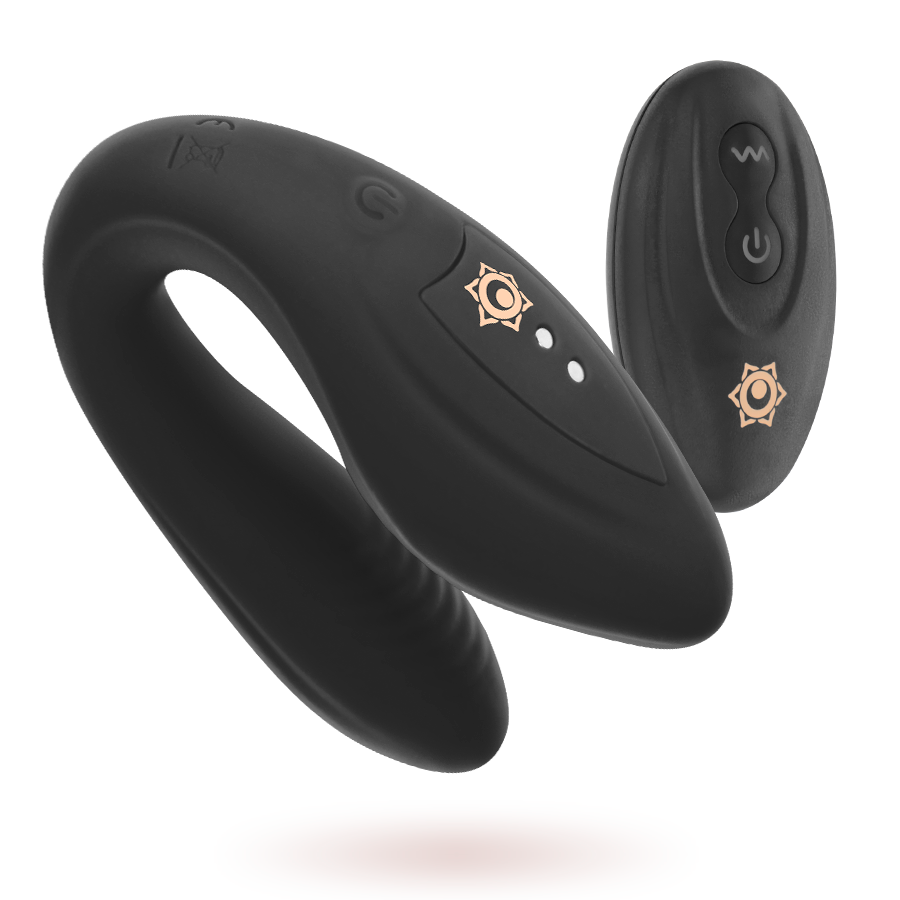 RITHUAL Kama — vibrador para parejas con control remoto negro