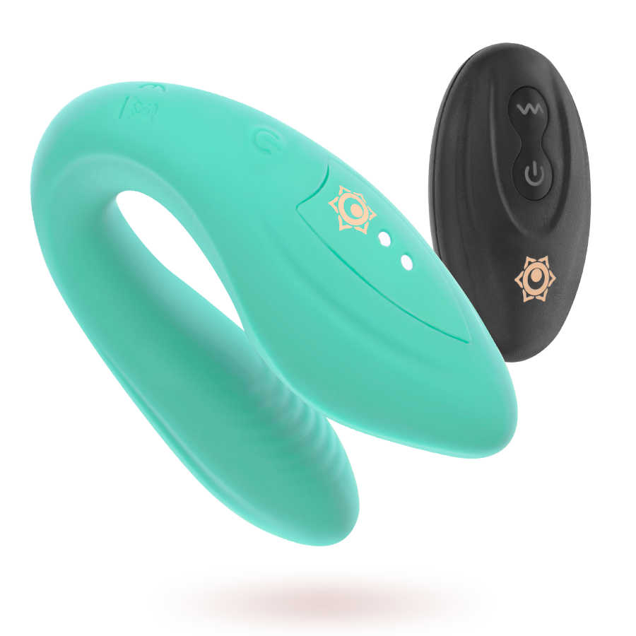 RITHUAL Kama — vibrador para parejas con control remoto aqua