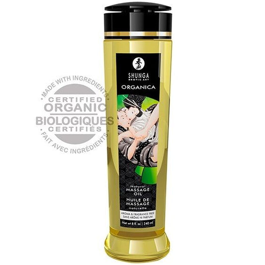 SHUNGA - Aceite de masaje orgánico natural 240 ml