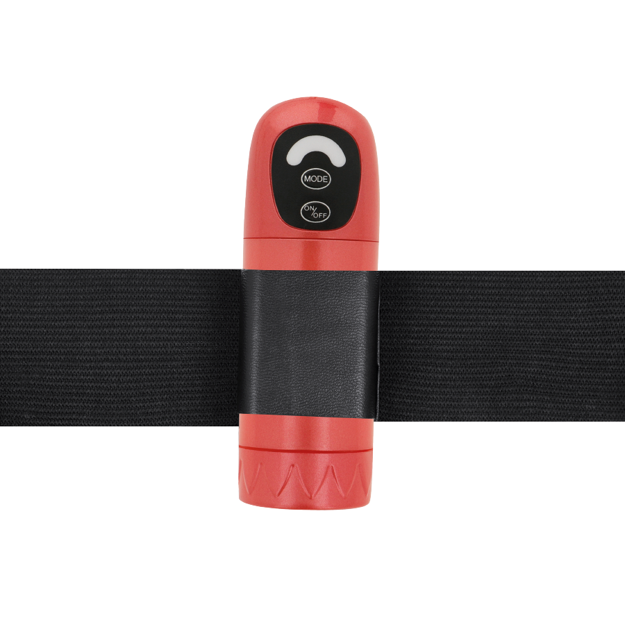 HARNESS ATTRACTION - Arnés Daniel con Vibración y Rotación 18 cm - O - 3.5 cm