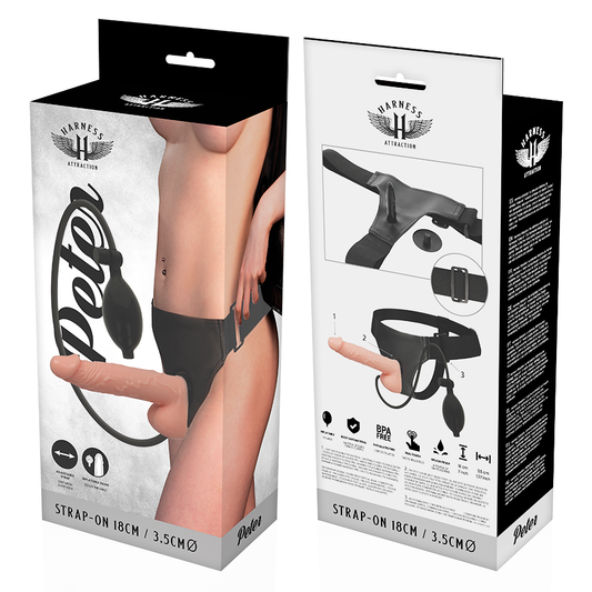 HARNESS ATTRACTION - Arnés Peter Hinchable 18 cm - O - 3.5 cm