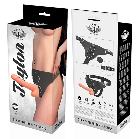HARNESS ATTRACTION - Arnés Taylor Deluxe 18 cm - O - 4.5 cm