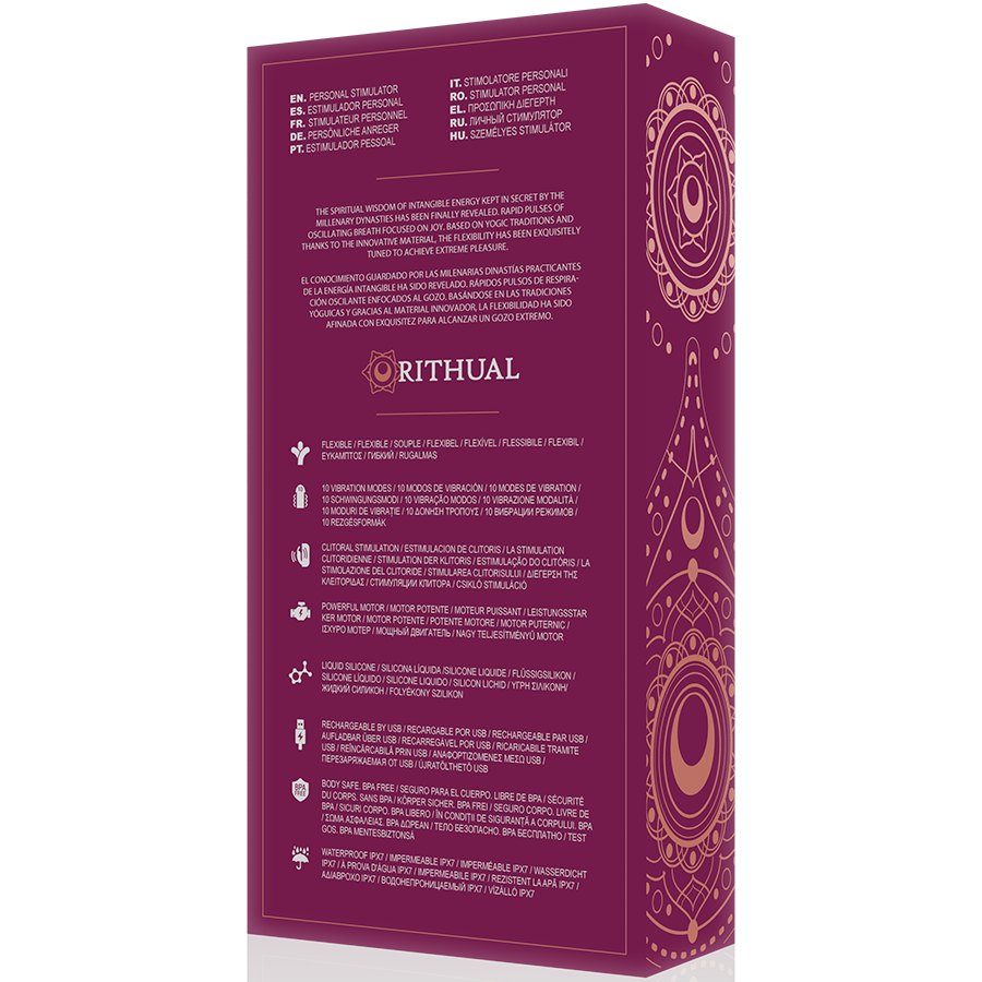RITHUAL - Anusara motor dual recargable 2.0 orquídea