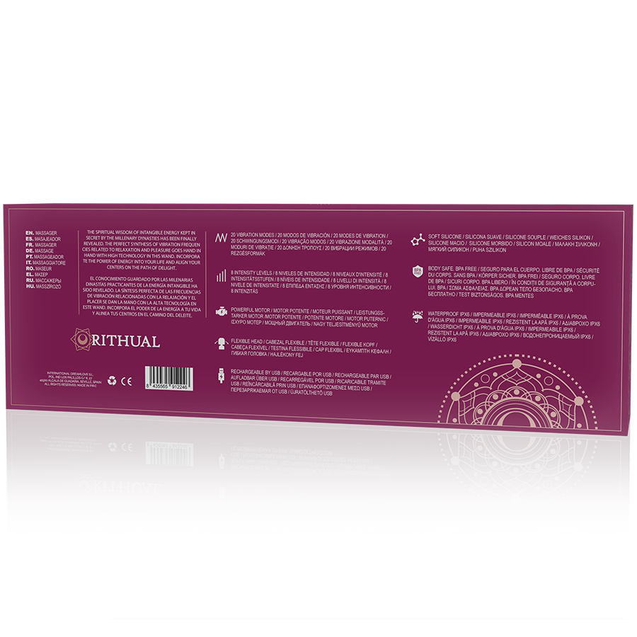 RITHUAL - Akasha Wand recargable potente 2.0 orquídea