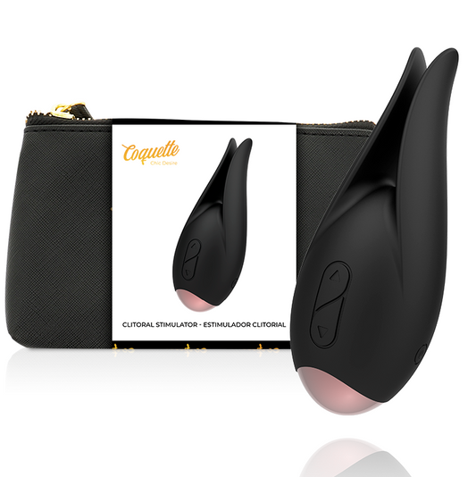 COQUETTE CHIC DESIRE - Estimulador clítoris negro / gold flor