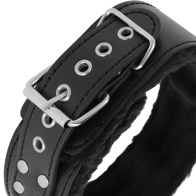 DARKNESS — Collar forrado con cadena Titanium