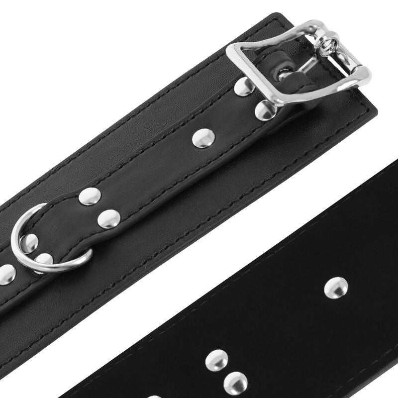 DARKNESS - Esposas leather negro