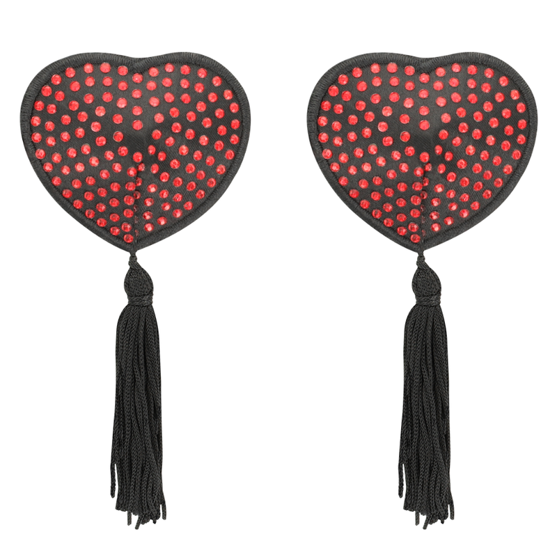 COQUETTE Chic Desire — cubrepezones rojo / negro