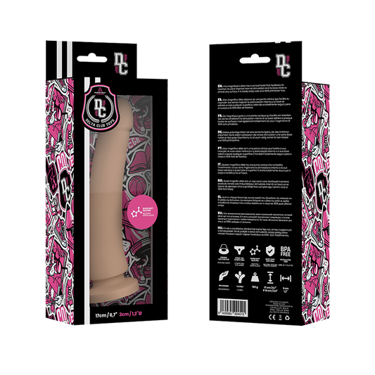 DeltaClub — dildo realista natural silicona médica 17 cm