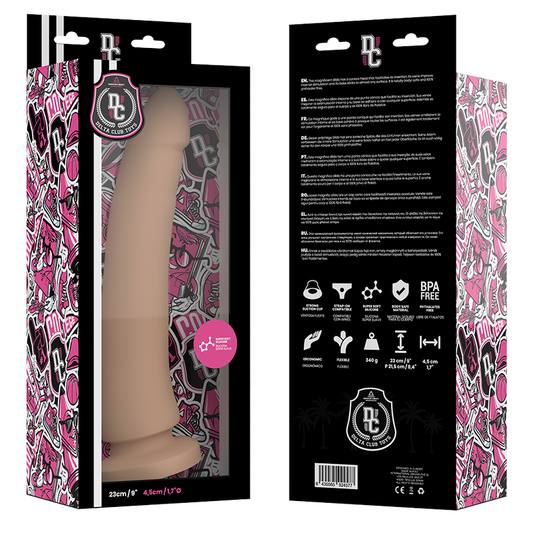 DeltaClub — dildo realista natural silicona médica 23 cm