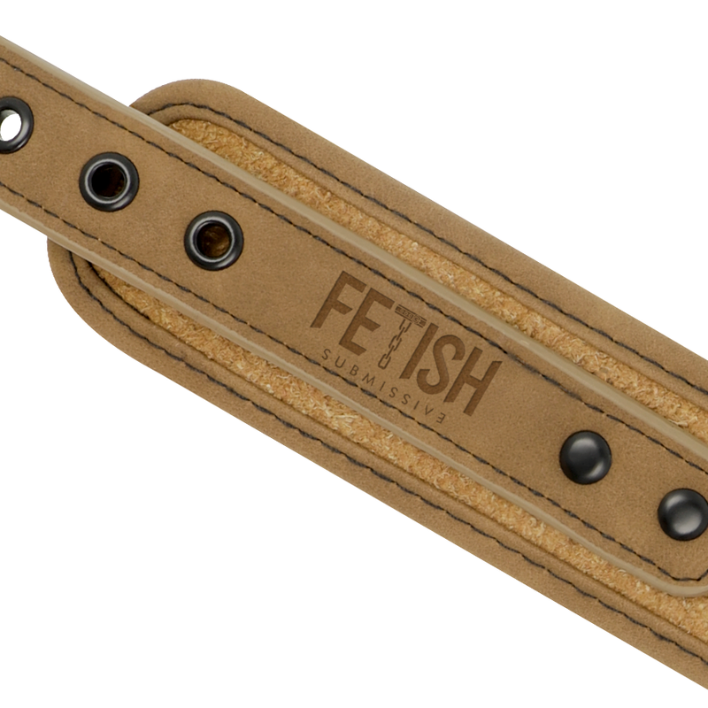 FETISH SUBMISSIVE ORIGEN — Collar con cadena con forro de neopreno