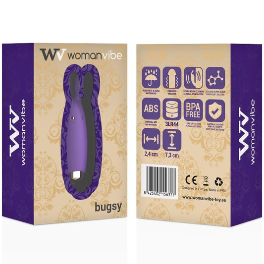 WOMANVIBE - Bugsy estimulador rabbit silicona