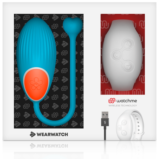WEARWATCH - Huevo control remoto Technology WatchMe azul / niveo