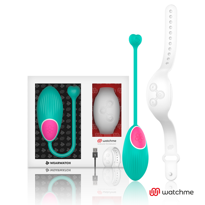 WEARWATCH - Huevo control remoto Technology WatchMe agua marina / níveo