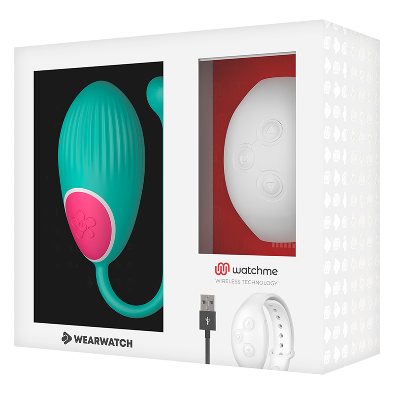WEARWATCH - Huevo control remoto Technology WatchMe agua marina / níveo